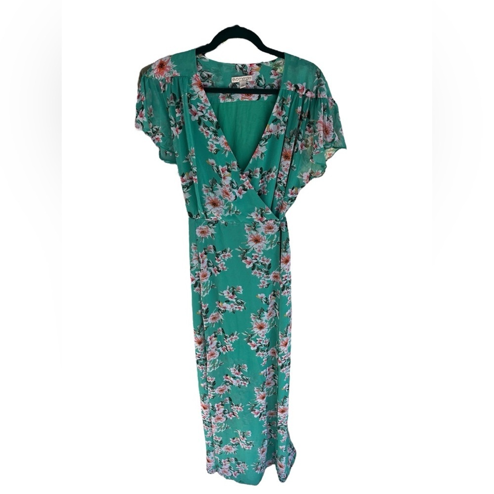 Floral Maxi Tie Dress​​ - Picture 6 of 9